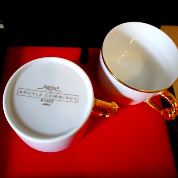 Tiffany Angela Cummings Golden Rare Rope Cups - Picture 2 of 3